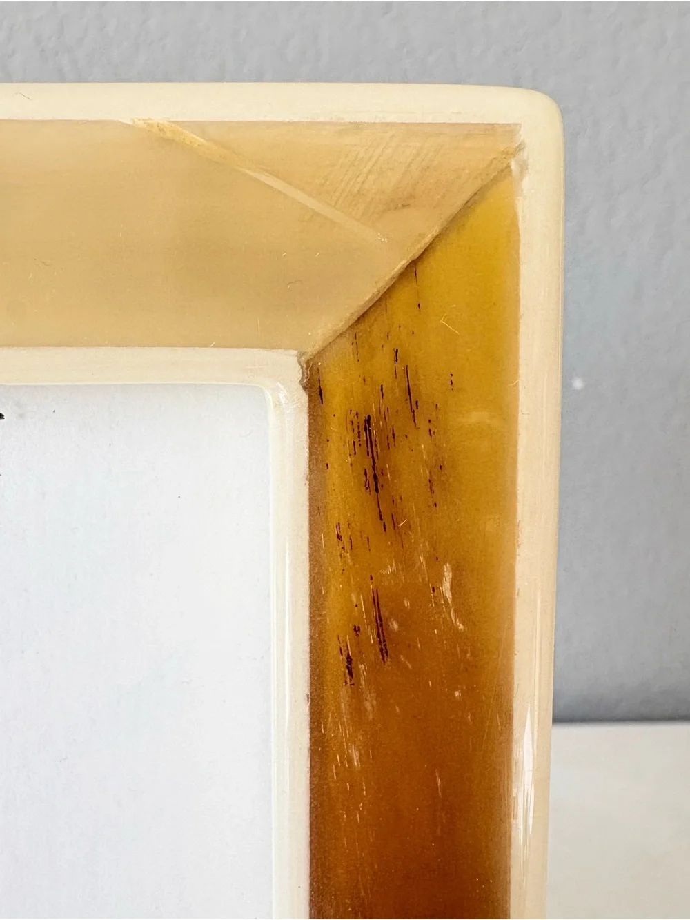 Williams Sonoma Amber-Tone Resin Picture Frame